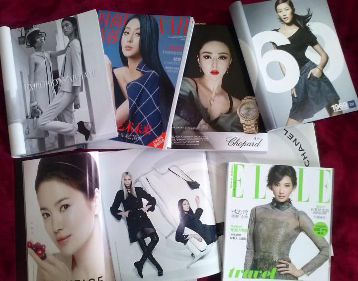 International fashion campaigns featuring models from China