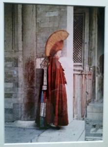 A Buddhist Lama in the Palace of Heavenly Peace. Albert Kahn, Les Archives de la planète. Stephane Passet. China, Beijing, 26 May 1913